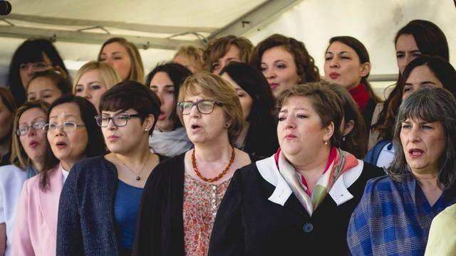 Bild från Paristemplets invigning 2016