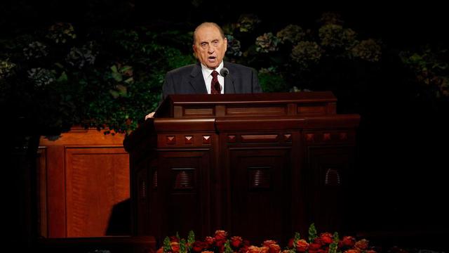 President Monson oktober 2013